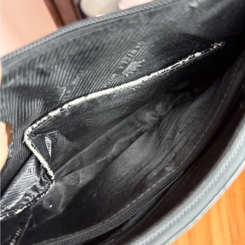 Vintage Daniela Moda Patchwork Leather Shoulder B… - image 8